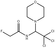 2-fluoro-N-[2,2,2-trichloro-1-(4-morpholinyl)ethyl]acetamide Structure