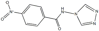 4-nitro-N-(4H-1,2,4-triazol-4-yl)benzamide Structure