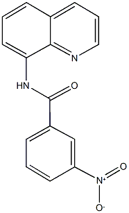 3-nitro-N-(8-quinolinyl)benzamide Structure