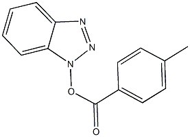 1-[(4-methylbenzoyl)oxy]-1H-1,2,3-benzotriazole Structure