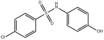4-chloro-N-(4-hydroxyphenyl)benzenesulfonamide 구조식 이미지