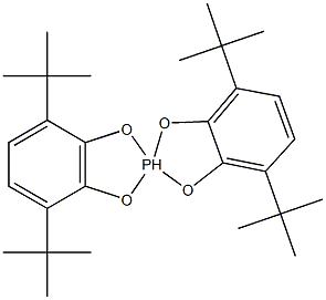 4,4',7,7'-tetratert-butyl-2lambda~5~-phospha-2,2'-spirobi(1,3-benzodioxole) 구조식 이미지