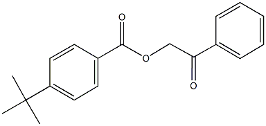 2-oxo-2-phenylethyl 4-tert-butylbenzoate 구조식 이미지