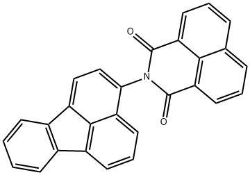 2-fluoranthen-3-yl-1H-benzo[de]isoquinoline-1,3(2H)-dione 구조식 이미지