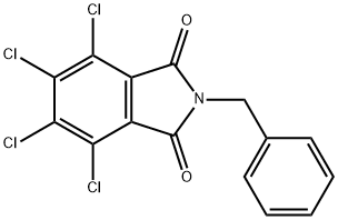 2-benzyl-4,5,6,7-tetrachloro-1H-isoindole-1,3(2H)-dione 구조식 이미지