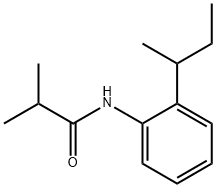 N-(2-sec-butylphenyl)-2-methylpropanamide Structure