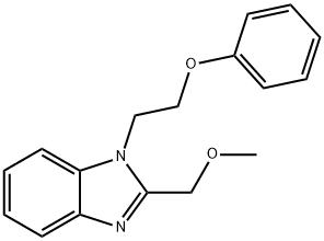 2-(methoxymethyl)-1-(2-phenoxyethyl)-1H-benzimidazole Structure