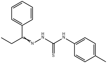 1-phenyl-1-propanone N-(4-methylphenyl)thiosemicarbazone 구조식 이미지