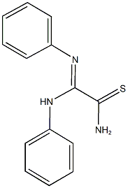 2-anilino-2-(phenylimino)ethanethioamide Structure