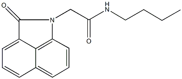 N-butyl-2-(2-oxobenzo[cd]indol-1(2H)-yl)acetamide 구조식 이미지