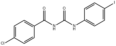 N-(4-chlorobenzoyl)-N'-(4-iodophenyl)urea Structure