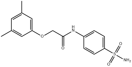 N-[4-(aminosulfonyl)phenyl]-2-(3,5-dimethylphenoxy)acetamide Structure