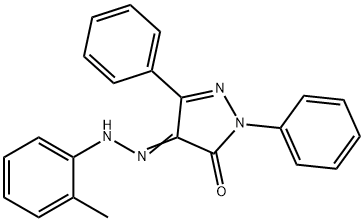 1,3-diphenyl-1H-pyrazole-4,5-dione 4-[(2-methylphenyl)hydrazone] Structure