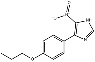 5-nitro-4-(4-propoxyphenyl)-1H-imidazole Structure