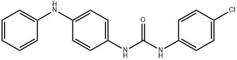 N-(4-anilinophenyl)-N'-(4-chlorophenyl)urea Structure