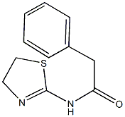 N-(4,5-dihydro-1,3-thiazol-2-yl)-2-phenylacetamide 구조식 이미지