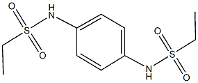 N-{4-[(ethylsulfonyl)amino]phenyl}ethanesulfonamide 구조식 이미지