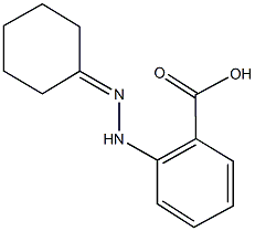 2-(2-cyclohexylidenehydrazino)benzoic acid Structure