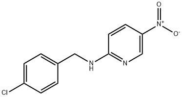 2-[(4-chlorobenzyl)amino]-5-nitropyridine Structure