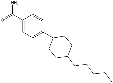 4-(4-pentylcyclohexyl)benzamide 구조식 이미지