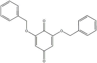 2,6-bis(benzyloxy)benzo-1,4-quinone Structure