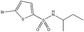 5-bromo-N-(sec-butyl)-2-thiophenesulfonamide Structure