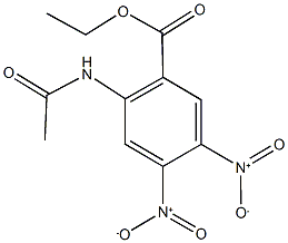 ethyl 2-(acetylamino)-4,5-dinitrobenzoate 구조식 이미지