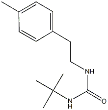 N-(tert-butyl)-N'-[2-(4-methylphenyl)ethyl]urea 구조식 이미지