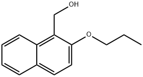 (2-propoxy-1-naphthyl)methanol Structure