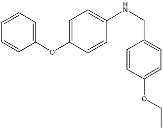 N-(4-ethoxybenzyl)-N-(4-phenoxyphenyl)amine 구조식 이미지