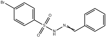 N'-benzylidene-4-bromobenzenesulfonohydrazide 구조식 이미지