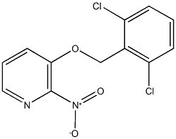 3-[(2,6-dichlorobenzyl)oxy]-2-nitropyridine 구조식 이미지