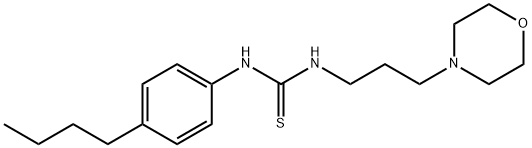 N-(4-butylphenyl)-N'-[3-(4-morpholinyl)propyl]thiourea 구조식 이미지