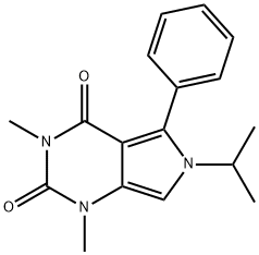 6-isopropyl-1,3-dimethyl-5-phenyl-1H-pyrrolo[3,4-d]pyrimidine-2,4(3H,6H)-dione 구조식 이미지