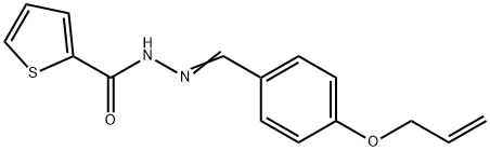 N'-[4-(allyloxy)benzylidene]-2-thiophenecarbohydrazide Structure