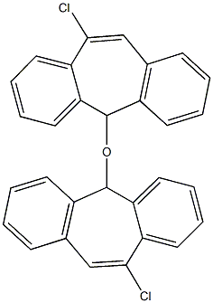 bis(10-chloro-5H-dibenzo[a,d]cyclohepten-5-yl) ether Structure