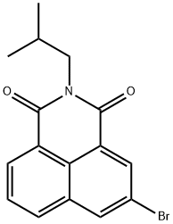 5-bromo-2-isobutyl-1H-benzo[de]isoquinoline-1,3(2H)-dione Structure