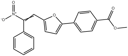 methyl 4-(5-{2-nitro-2-phenylvinyl}-2-furyl)benzoate Structure