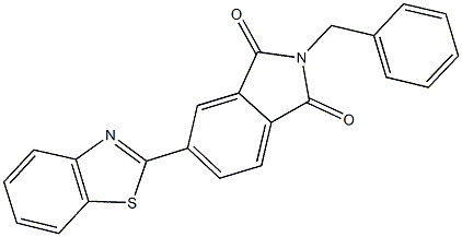 5-(1,3-benzothiazol-2-yl)-2-benzyl-1H-isoindole-1,3(2H)-dione Structure