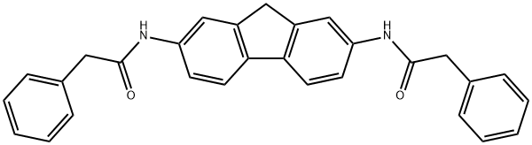 2-phenyl-N-{7-[(phenylacetyl)amino]-9H-fluoren-2-yl}acetamide 구조식 이미지