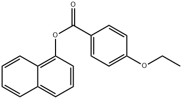 1-naphthyl 4-ethoxybenzoate 구조식 이미지