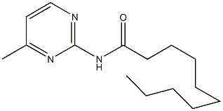 N-(4-methyl-2-pyrimidinyl)decanamide Structure