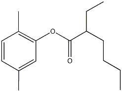 2,5-dimethylphenyl 2-ethylhexanoate 구조식 이미지