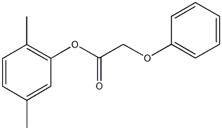 2,5-dimethylphenyl phenoxyacetate Structure