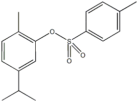 5-isopropyl-2-methylphenyl 4-methylbenzenesulfonate Structure