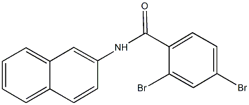 2,4-dibromo-N-(2-naphthyl)benzamide Structure