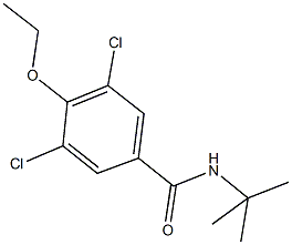 N-(tert-butyl)-3,5-dichloro-4-ethoxybenzamide 구조식 이미지