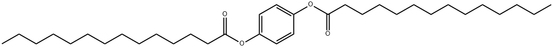 4-(tetradecanoyloxy)phenyl myristate Structure