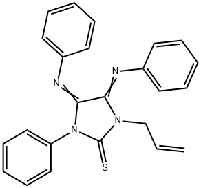 1-allyl-3-phenyl-4,5-bis(phenylimino)imidazolidine-2-thione 구조식 이미지