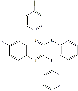diphenyl N~1~,N~2~-bis(4-methylphenyl)ethanediimidothioate 구조식 이미지